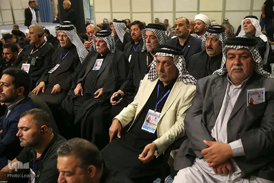 دیدار جمعی از موکب‌داران عراقی با رهبر انقلاب