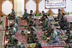 سوگواری نیروهای مسلح فارس در رثای شهدای حرم مطهر شاهچراغ