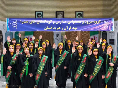 غرفه مؤسسه مهد قرآن در نمایشگاه قرآن تبریز