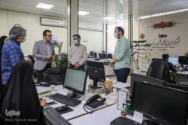 بازدید معاون هنری حوزه هنری از ایکنا