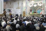 اربعین شهادت علی لاریجانی در بارگاه معصومه(س)