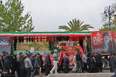تشییع پیکر سرلشکر شهید مجید خادمی و ۵ تن از شهدای اقتدار در شیراز
