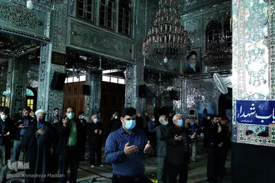 عزاداری شهادت حضرت زهرا(س) در آستان مقدس سیدعلاءالدین حسین(ع) شیراز‎‎