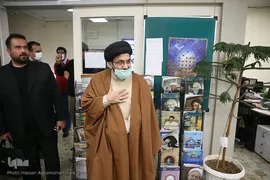بازدید حجت‌الاسلام والمسلمین سیدمحمدحسین طباطبایی، ملقب به علم‌الهدی از ایکنا