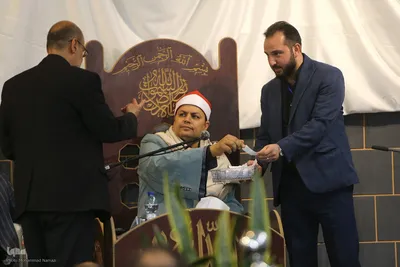 محفل قرآنی با حضور احمد شحات در نمایشگاه قرآن