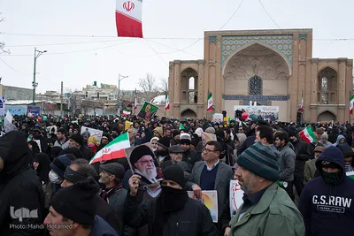 راهپیمایی یوم الله ۲۲ بهمن در قزوین