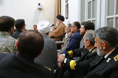 دیدار فرماندهان نیروی دریایی ارتش با فرمانده کل قوا 