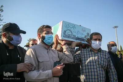 استقبال از دو شهید دفاع مقدس در شیراز