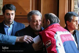 محسن هاشمی در مراسم بزرگداشت ایت الله هاشمی رفسنجانی