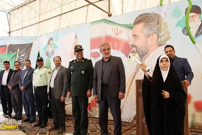 نواختن زنگ مهر و مقاومت در استان یزد