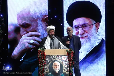 مراسم دومین سالگرد شهادت سردار شهید مدافع حرم حاج حسین همدانی