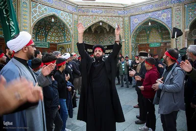 دسته های عزاداری در سوگ شهادت امام هادی(ع)