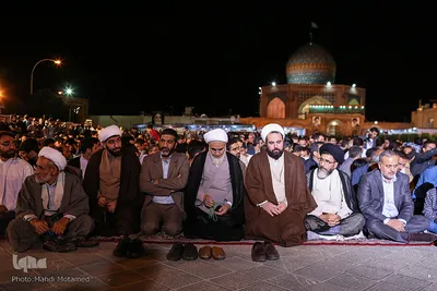 مراسم «شب وداع» با ماه مبارک رمضان در قزوین