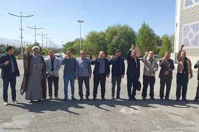 تجمع اعتراضی دانشگاهیان اهر در محکومیت جنایات رژیم صهیونیستی