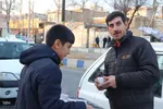 برپایی ایستگاه صلواتی شعبانيه در ملایر‎