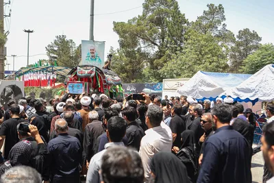 تشییع شهدای تهران در تجاوز رژیم اشغالگر صهیونیستی