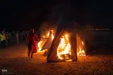 مراسم آیینی خیمه‌سوزان در مبارکه
