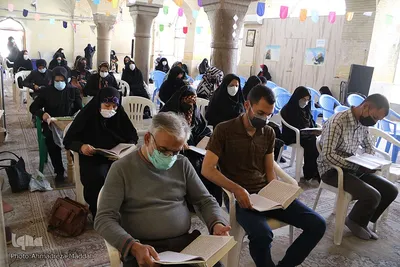 برگزاری کلاس های تداوم آموزش در حرم سیدتاج الدین غریب(ع)‎‎