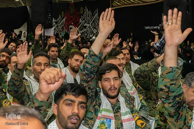 مراسم چهلم شهید نیلفروشان در اصفهان