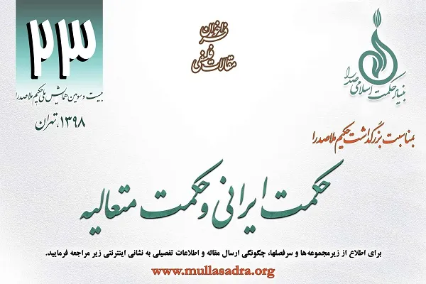 چکیده مقالات همایش بزرگداشت ملاصدرا + دانلود