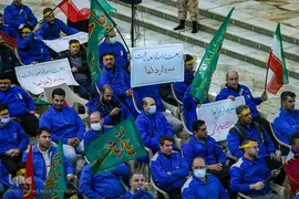 تجمع بزرگ جامعه کارگری و کارفرمائی به مناسبت ایام سالگرد حاج قاسم سلیمانی