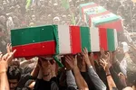 شهدای پادگان المهدی ارومیه امروز تشییع شدند