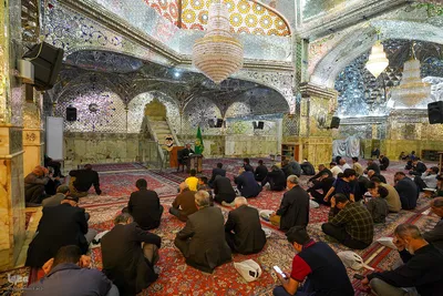 مراسم ظهر شهادت حضرت امام جعفر صادق «ع» در حرم شاهچراغ (ع)‎