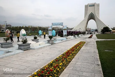 برج آزادی میزبان مسافران نوروزی
