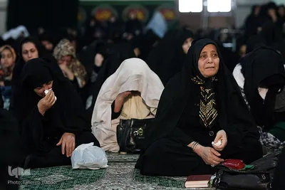 مراسم عزاداری شهادت حضرت زهرا(س) در حرم عبدالعظیم حسنی(ع)