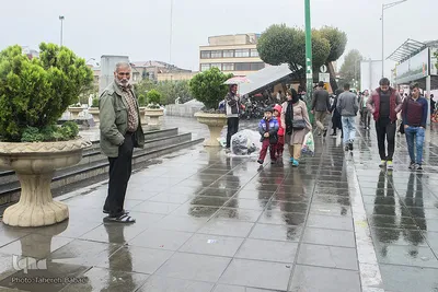 بارش اولین باران پاییزی در تهران