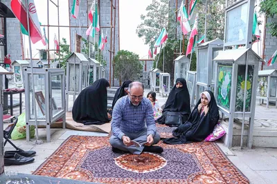 مراسم دعای عرفه در گلزارشهدای وادی رحمت تبریز‎