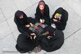 مراسم روز عفاف و حجاب در میدان امام حسین (ع)