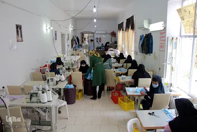 کارگاه خیریه تولید ماسک_ بیرجند