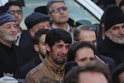 تشییع پیکر جنازه جانباختان حادثه قطار تبریز