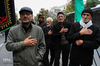 مراسم اربعین حسینی در جوار حرم مطهر رضوی