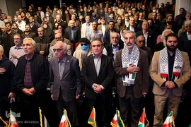 گردهمایی هنرمندان حامی فلسطین