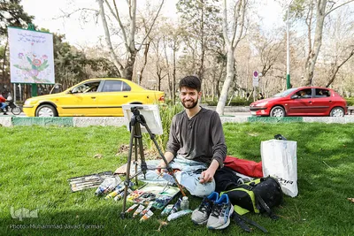 حال و هوای بهاری در شهر تهران