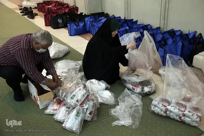 سفره همدلی آستان قدس رضوی