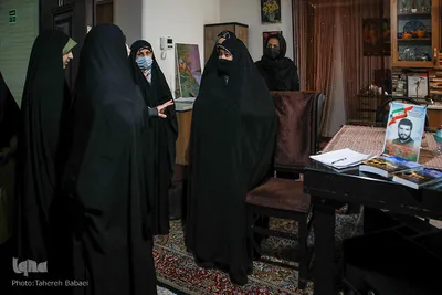 مراسم دیدار با چهار مادر قرآن و خانواده شهید