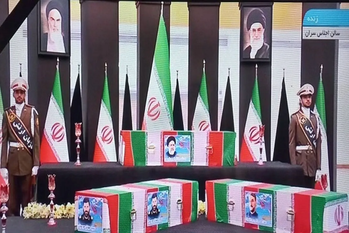 Senior Officials from Various Countries Attend Ceremony in Tehran to Pay Respect to Martyr Raisi