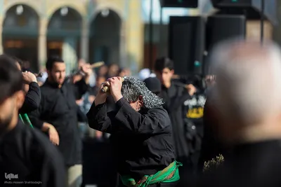 دسته های عزاداری در سوگ شهادت امام هادی(ع)