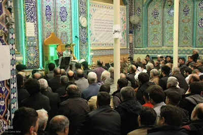 مراسم استقبال از ماه رمضان در اهر