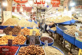 بازار بزرگ تهران، در آستانه سال نو