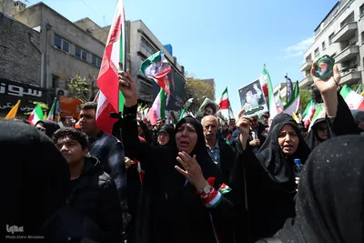 تهران در سوگ چهلمین روز شهادت رهبر شهید انقلاب اسلامی