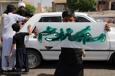 مراسم شیرخوارگان حسینی در منطقه محروم زهکلوت