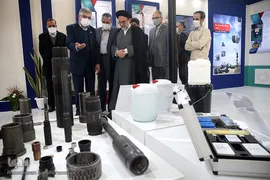 بازدید حجت الاسلام والمسلمین مهدی خاموشی، رییس سازمان اوقاف و امور خیریه از نمایشگاه دستاوردها و توانمندی‌های جهاددانشگاهی