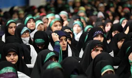 دیدار نوجوانان و جوانان عازم راهیان نور با مقام معظم رهبری
