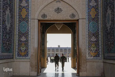 ادای احترام فراجا فارس به مقام حضرت شاهچراغ(ع)