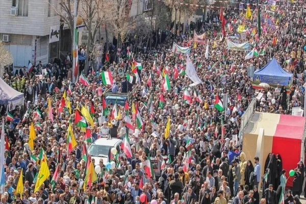 Irán exalta declive de EEUU tras masivas marchas del Día de Al-Quds