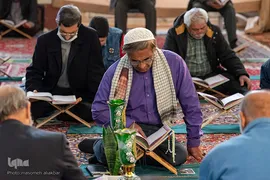 جزءخوانی قرآن در مصلی کرج‎‎